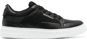 Emporio Armani logo-print lace-up sneakers Black