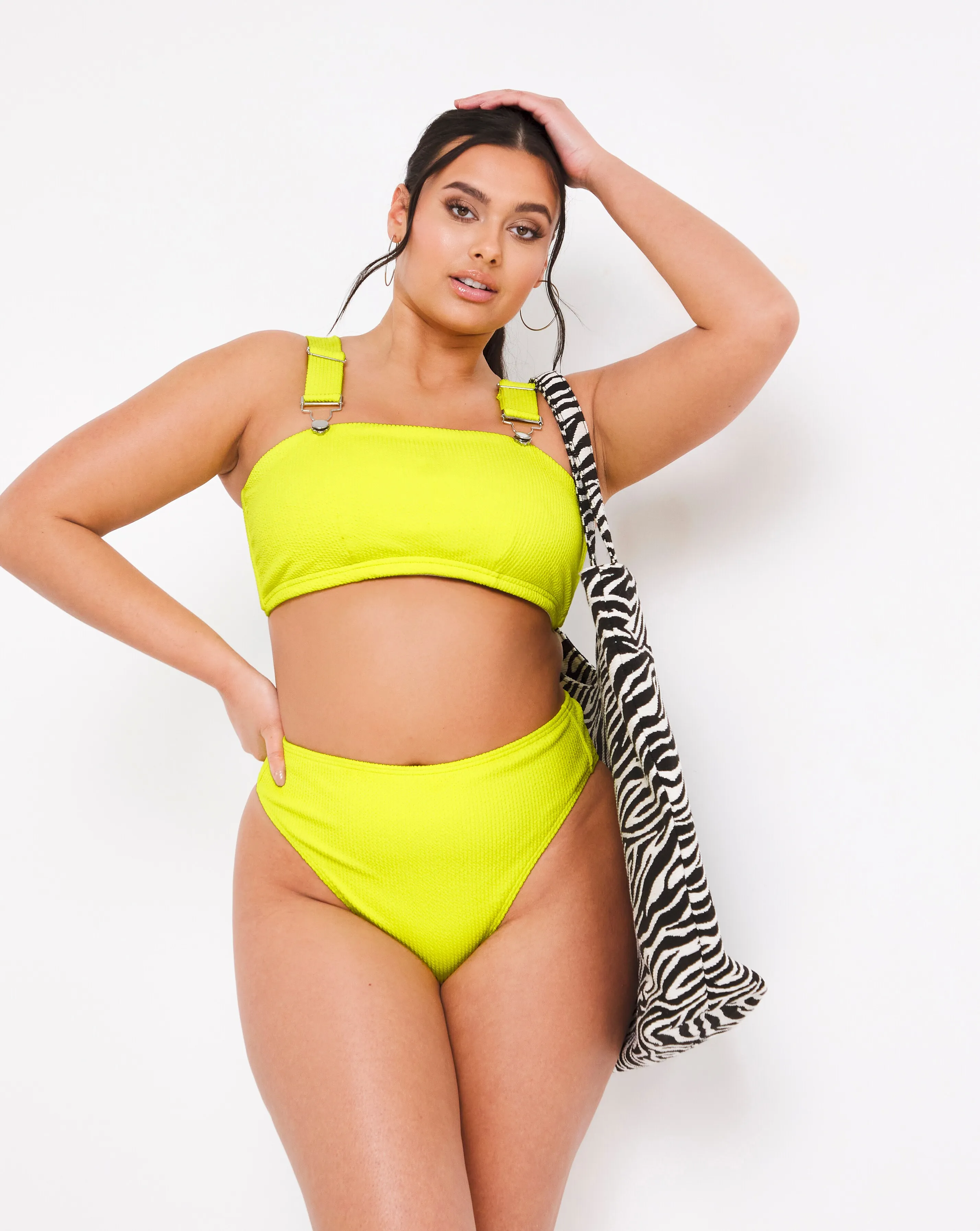 Euphoria Crinkle Bikini Set | Simply Be