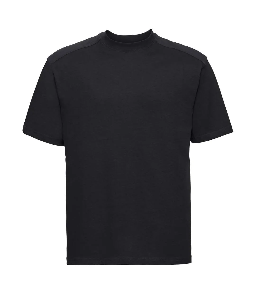 Europe mens workwear short sleeve cotton t-shirt black Russell