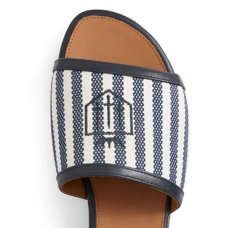 Fairfax and Favor Heacham Ladies Sandals - Navy Stripe