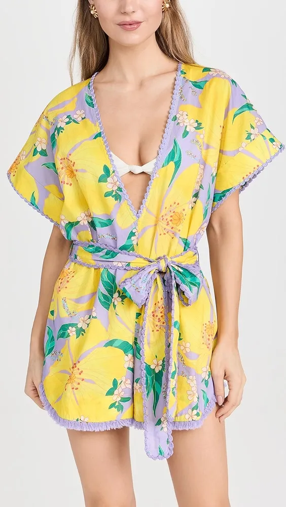 FARM Rio   Pietra Floral Romper 