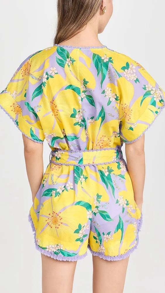 FARM Rio   Pietra Floral Romper 