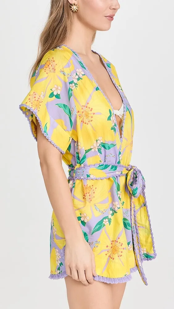 FARM Rio   Pietra Floral Romper 