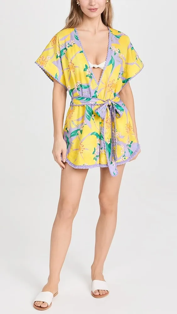 FARM Rio   Pietra Floral Romper 