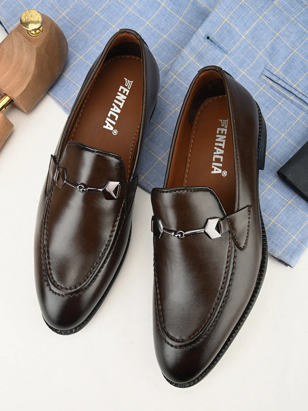 Fentacia Men Brown Formal Shoes