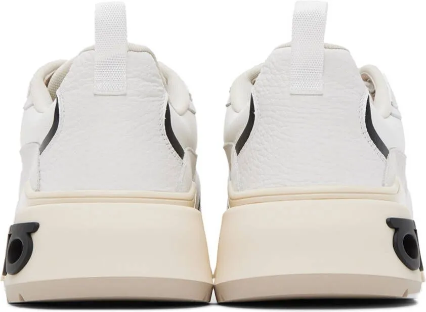 Ferragamo White Cosimina Sneakers