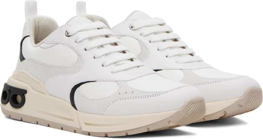 Ferragamo White Cosimina Sneakers