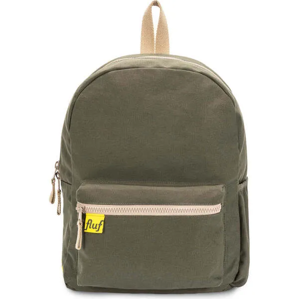 Fluf B Pack Backpack, Dark Olive