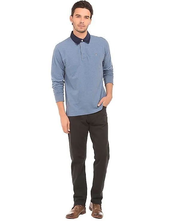 Gant Heathered Cotton Polo Shirt