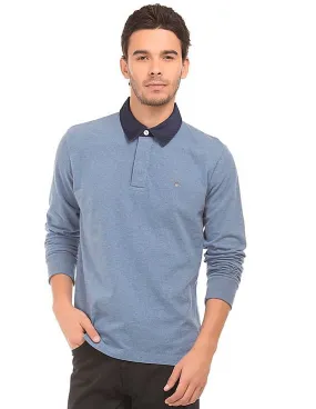 Gant Heathered Cotton Polo Shirt