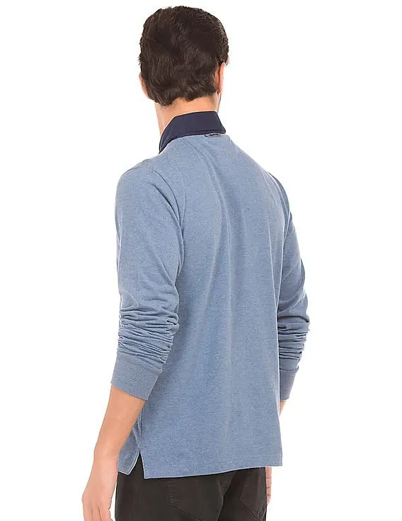 Gant Heathered Cotton Polo Shirt