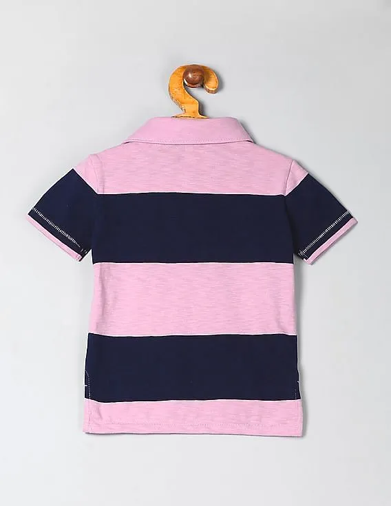 GAP Boys Purple Pocket Polo Shirt