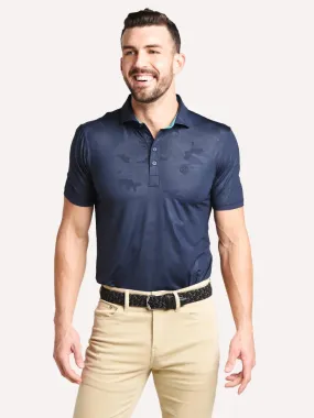     G/FORE  Men's Camo Embossed Polo    