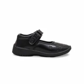 Girls Black School Shoes SK0066