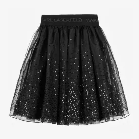 Girls Black Tulle Skirt