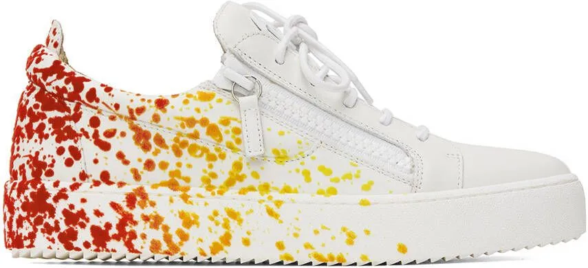 Giuseppe Zanotti White Frankie Sneakers