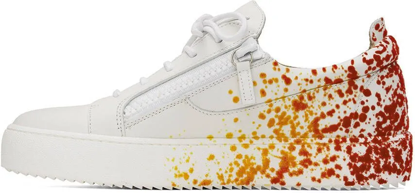 Giuseppe Zanotti White Frankie Sneakers