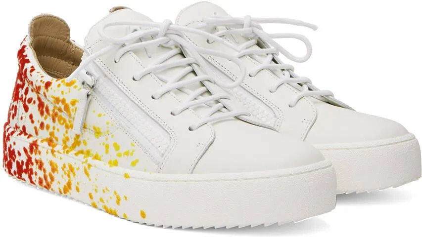 Giuseppe Zanotti White Frankie Sneakers