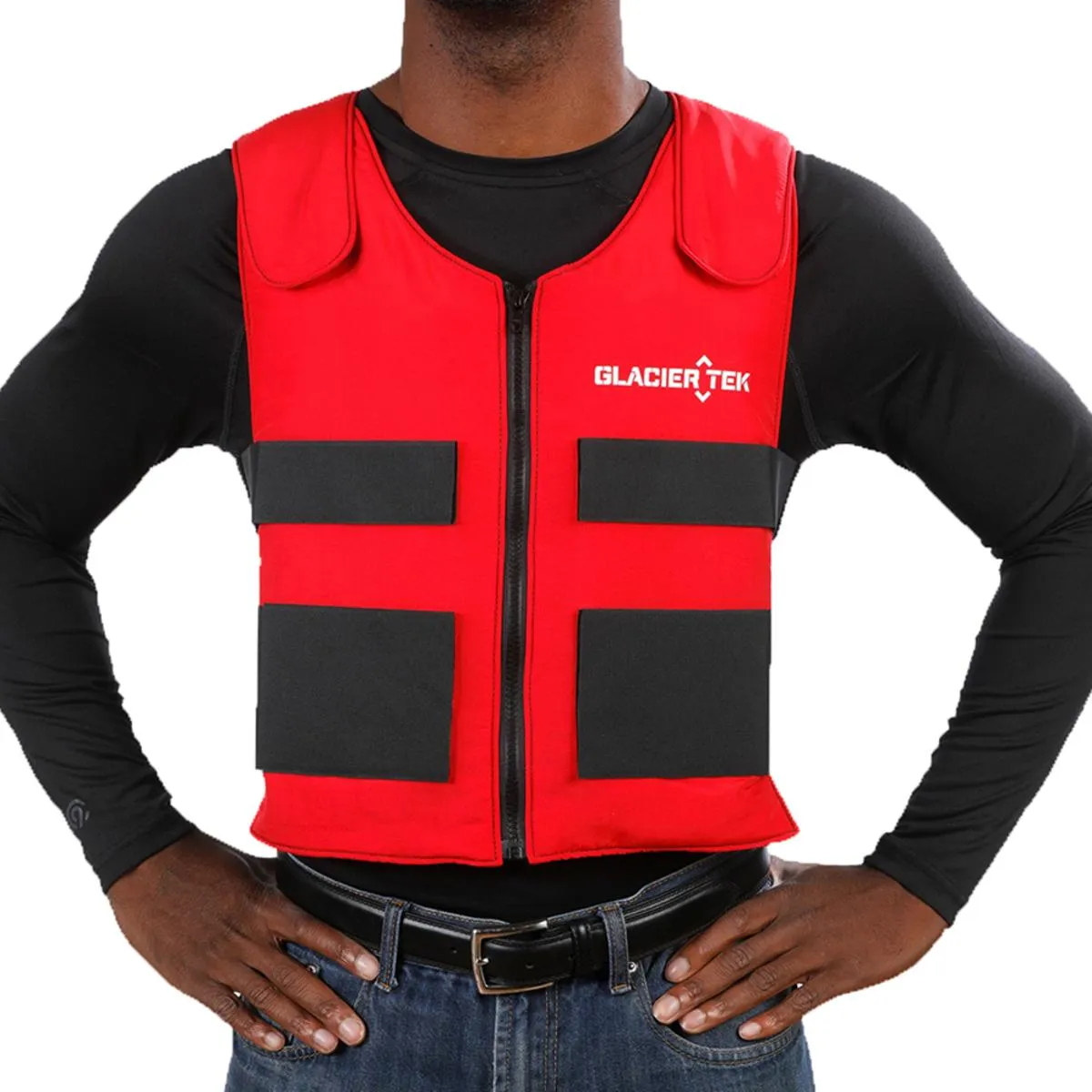 Glacier Tek Sports Cool Vest with Nontoxic Cooling Packs