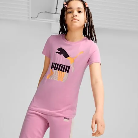 Graphic Tee - Girls 8-16 years | Mauved Out | PUMA Shop All Puma | PUMA 