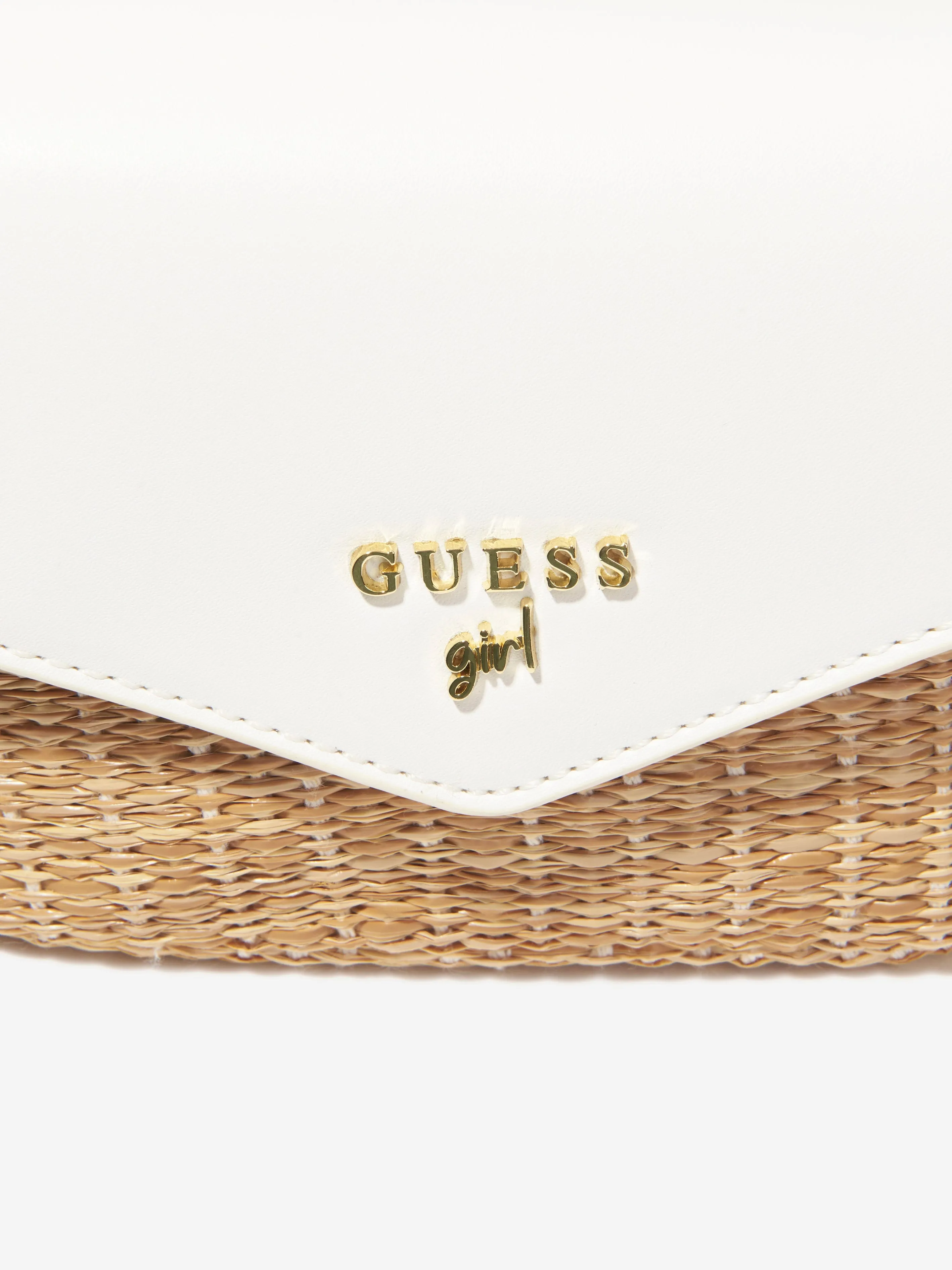 Guess Girls Mini Shoulder Bag in White