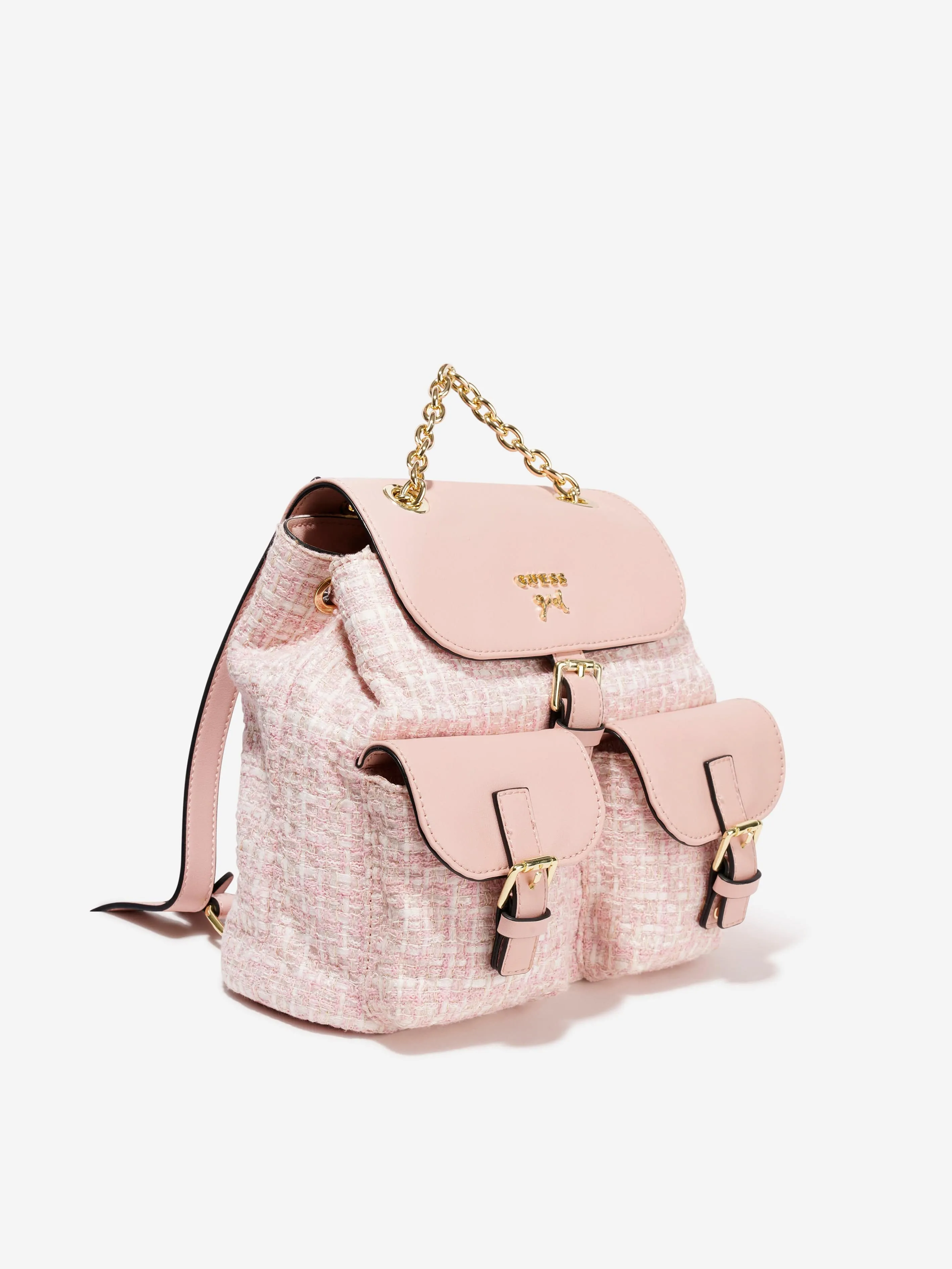 Guess - Girls Tweed Backpack in Pink | Childsplay Clothing