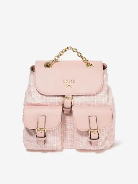 Guess - Girls Tweed Backpack in Pink | Childsplay Clothing