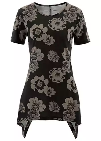 Hanky Hem Floral Tunic by bonprix | Look Again