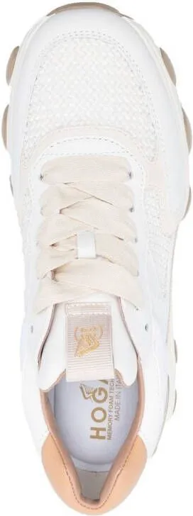 Hogan embossed-logo detail sneakers White