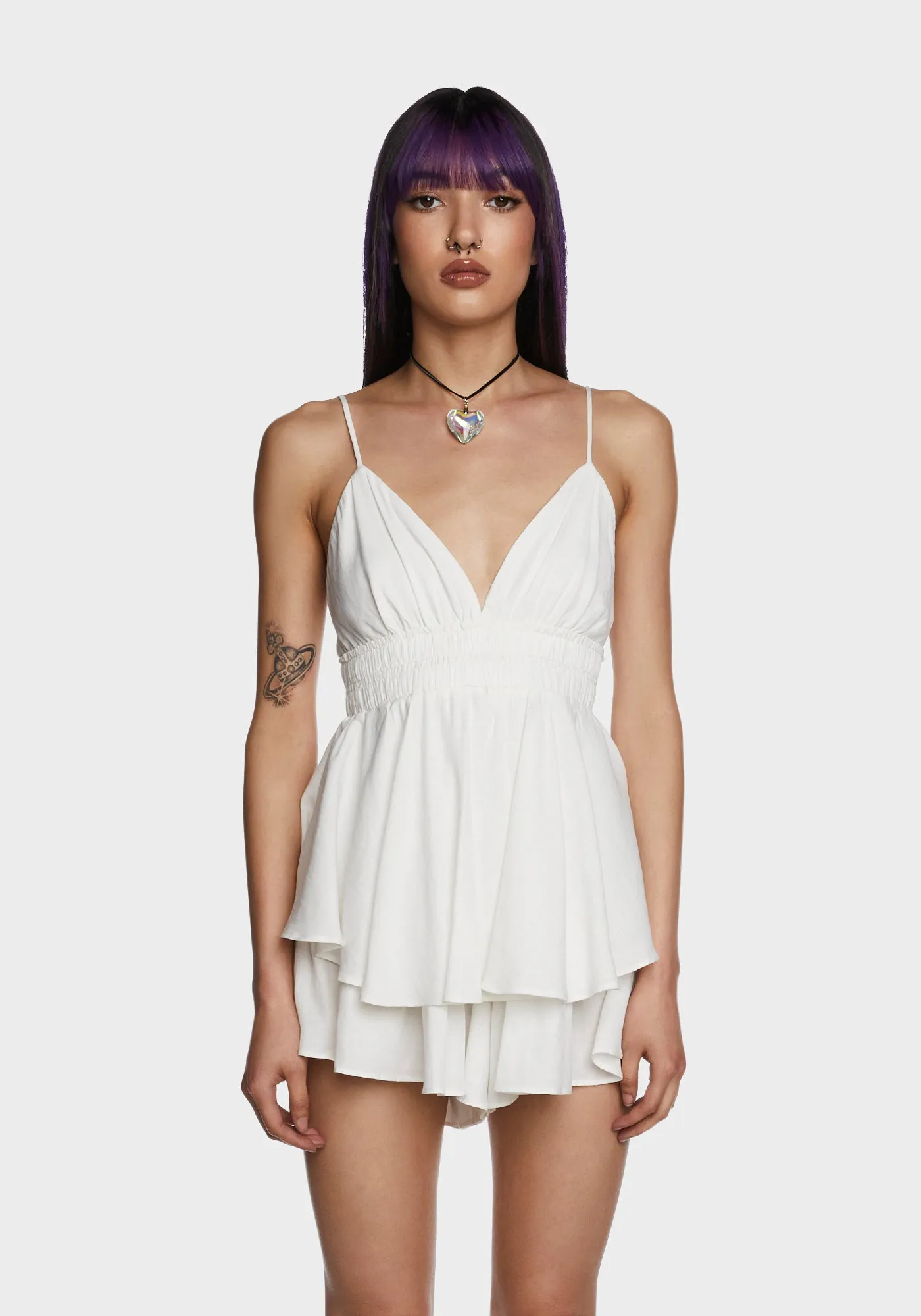 Idyllic Bliss Ruffled Romper-