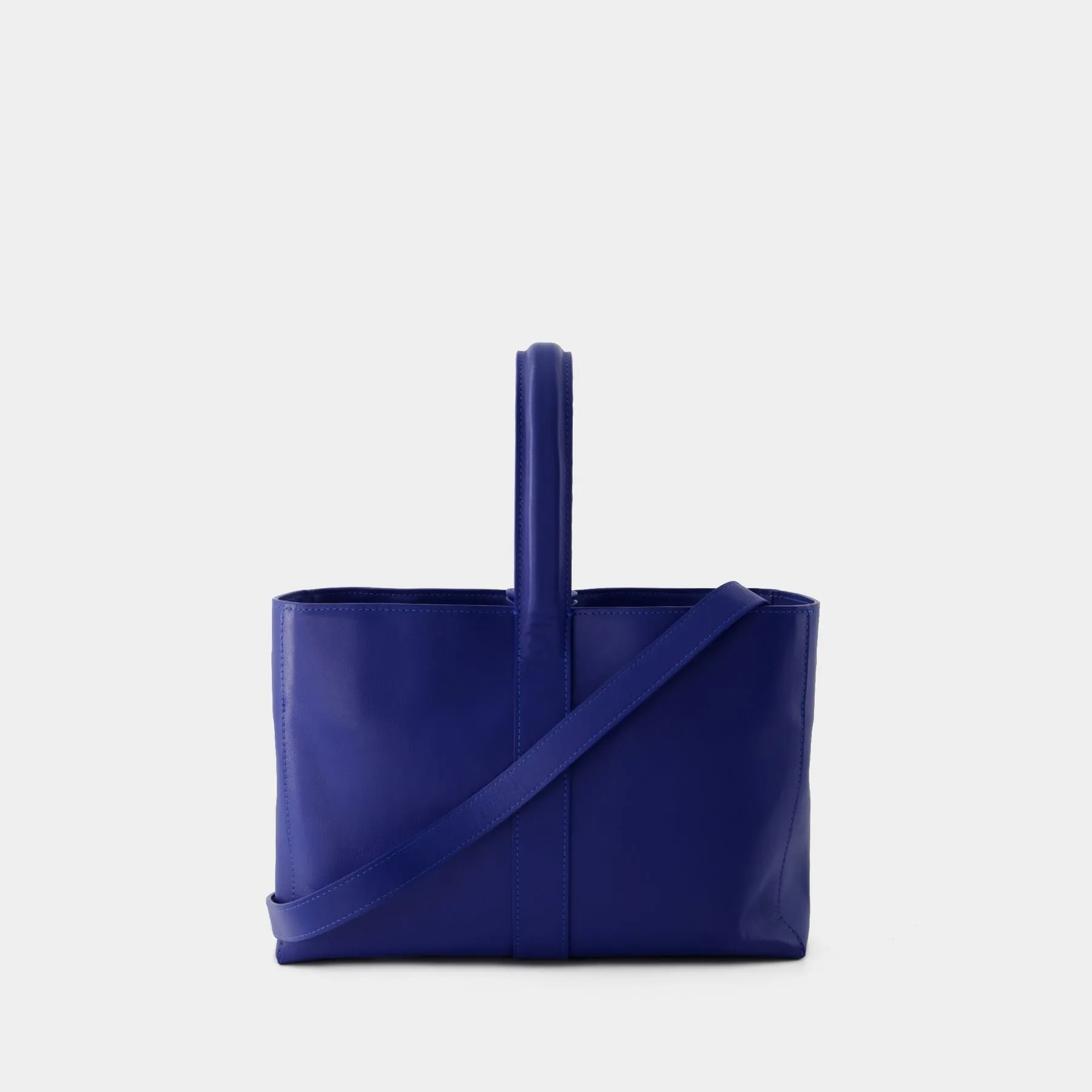 Ines de la Fressange  Leonore Bag- Ines de la Fressange - Leather - Blue Cobalt