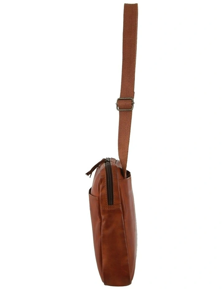 Italian Leather Business Computer Bag in Brown