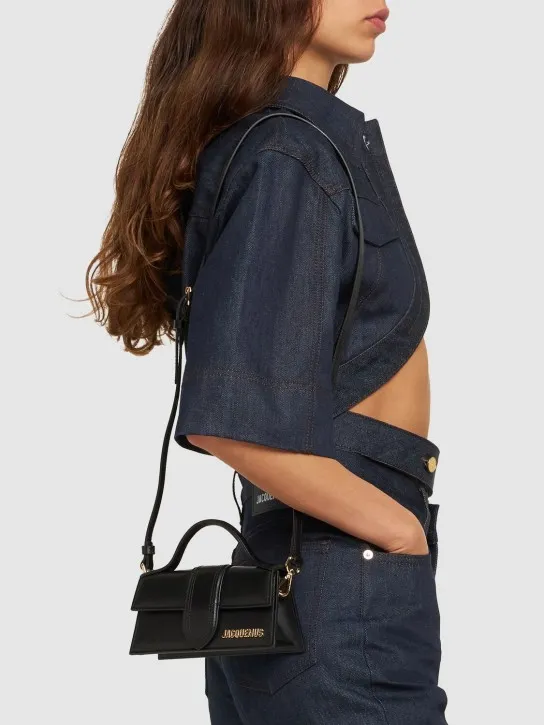 Jacquemus   Le Bambino leather top handle bag 