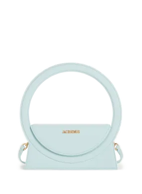 JACQUEMUS  Le Sac Rond leather bag - Blue