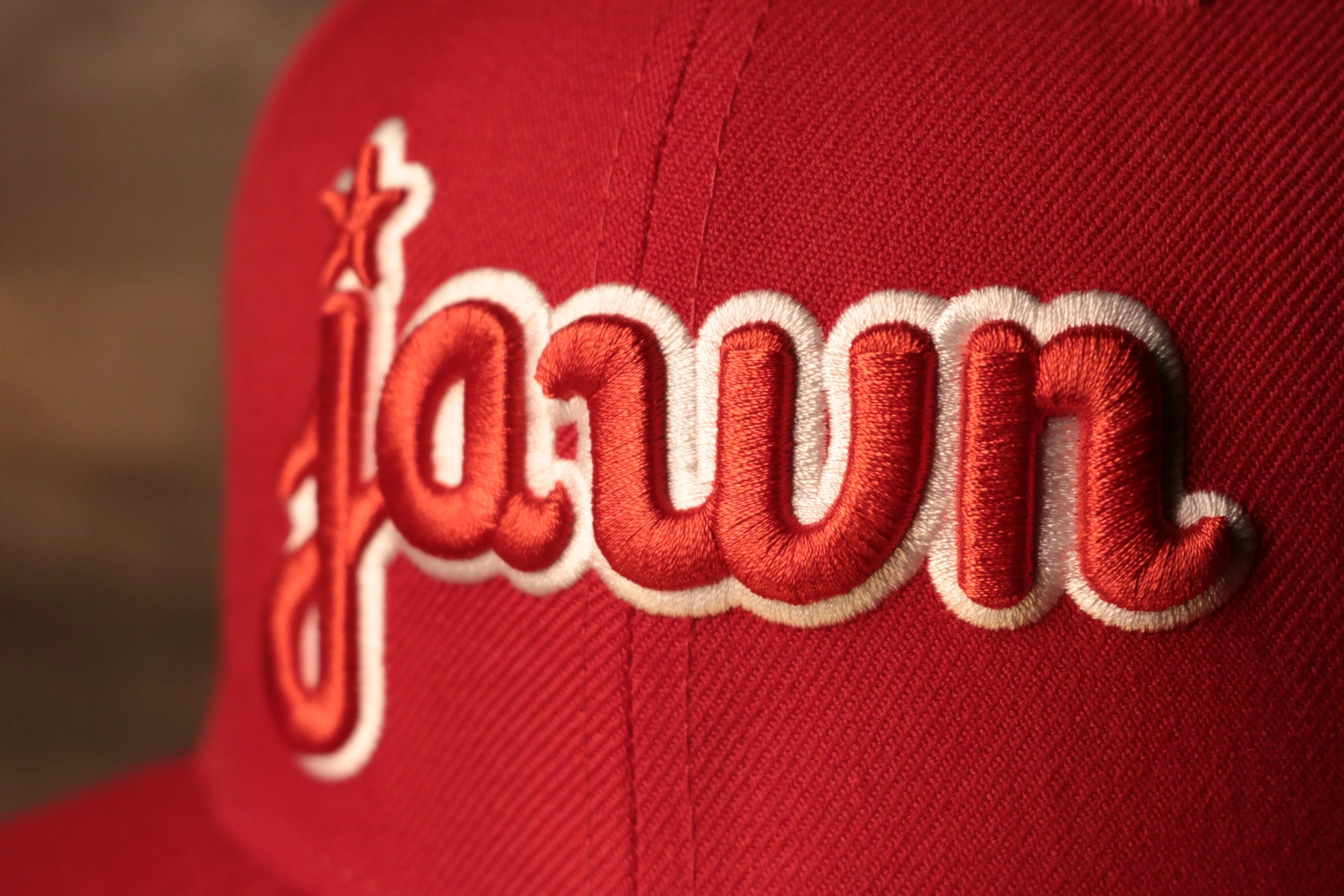 Jawn grey brim hat  | Red  Philly Jawn gray brim hat | Grey under brim jawn hat phillies red