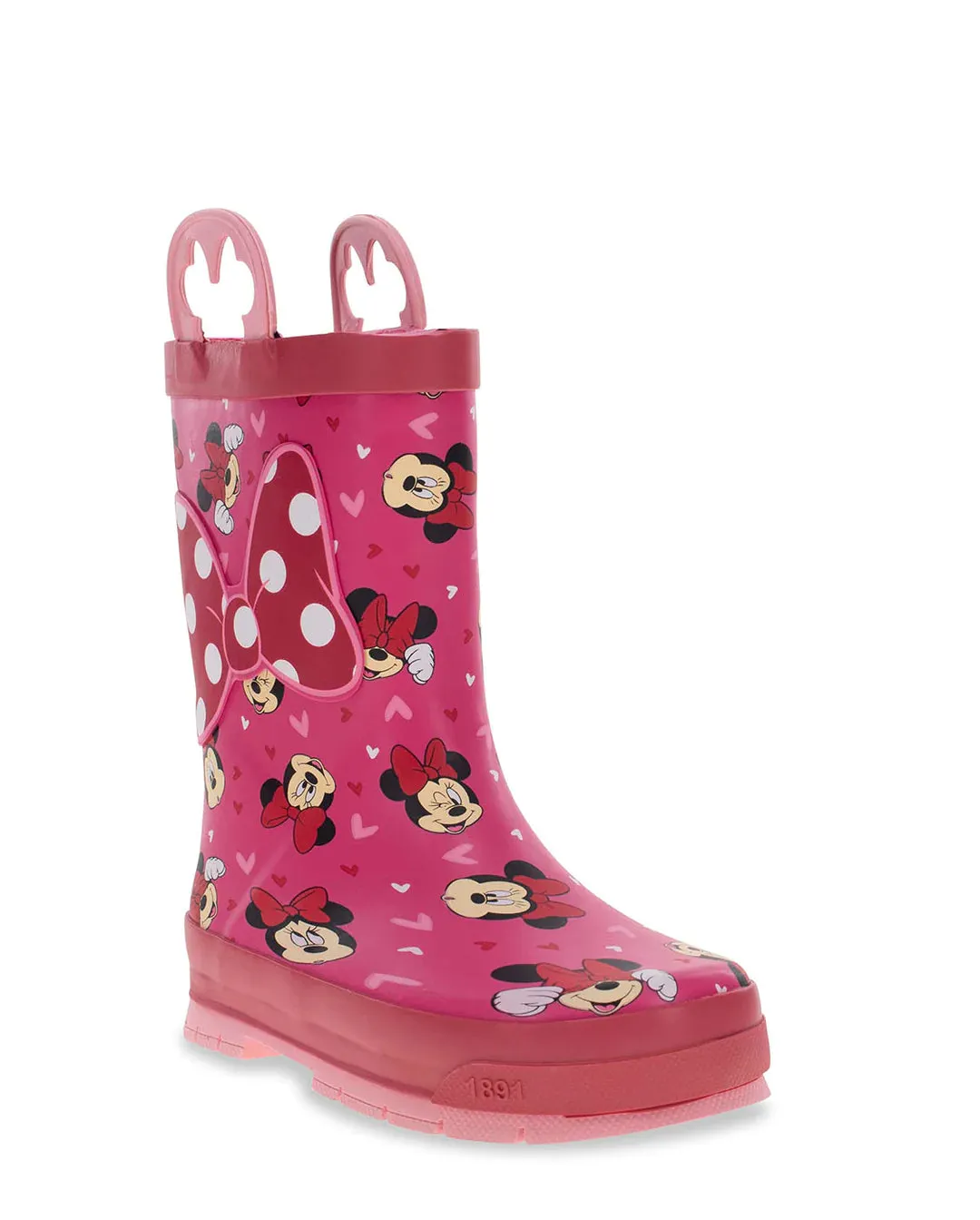 Kid's Minnie Mouse Love Rain Boot