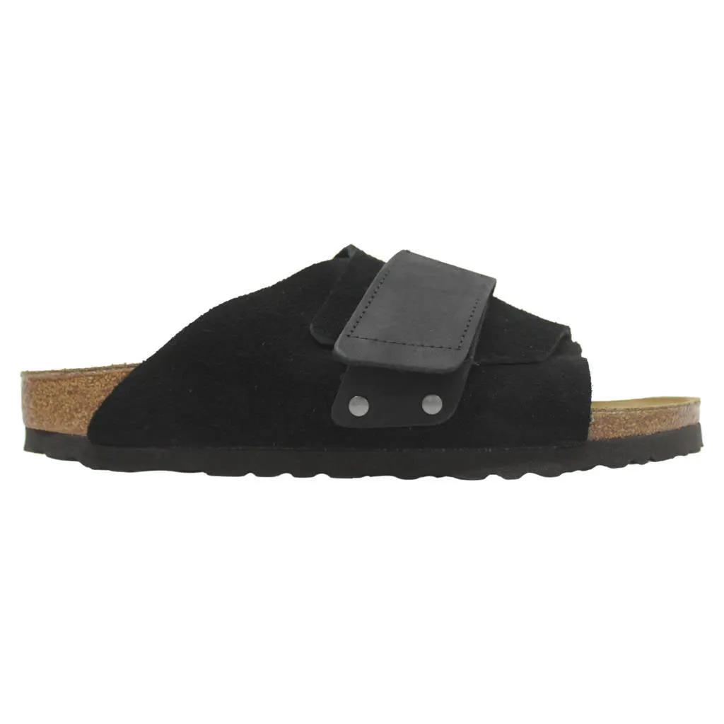 Kyoto Nubuck Leather Unisex Slide Sandals