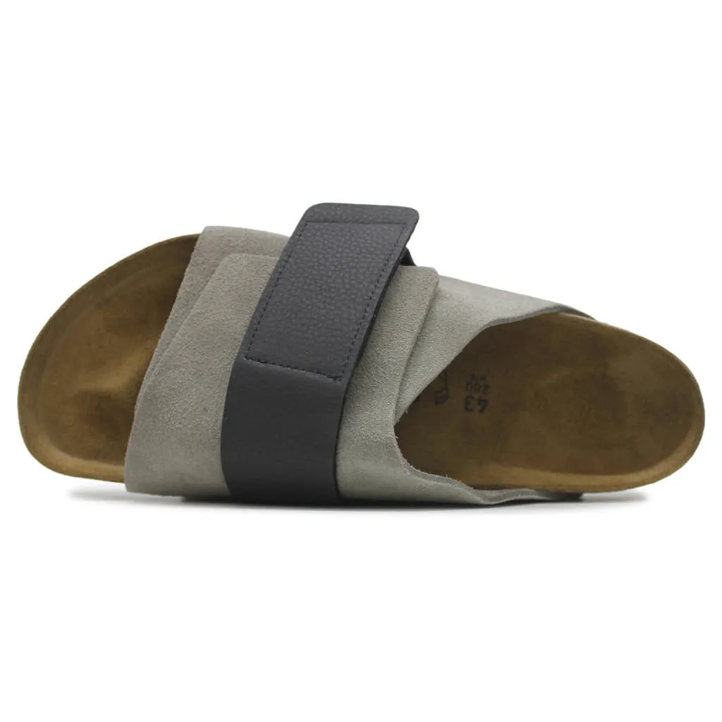 Kyoto Nubuck Leather Unisex Slide Sandals