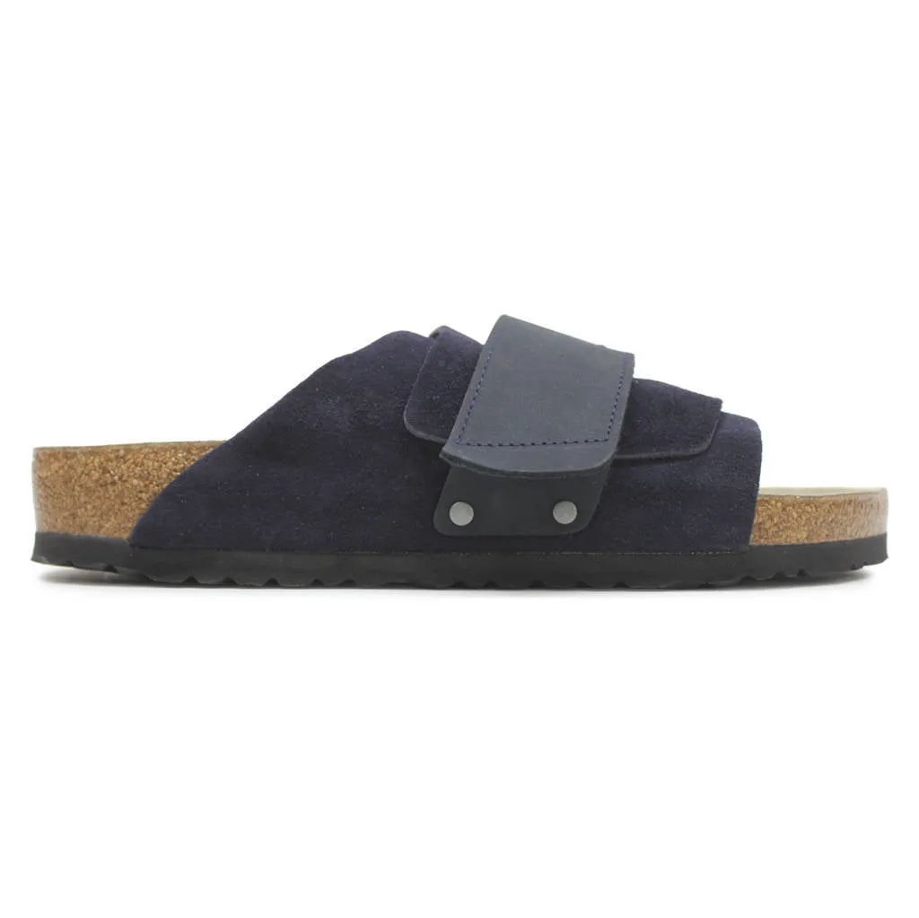 Kyoto Nubuck Leather Unisex Slide Sandals