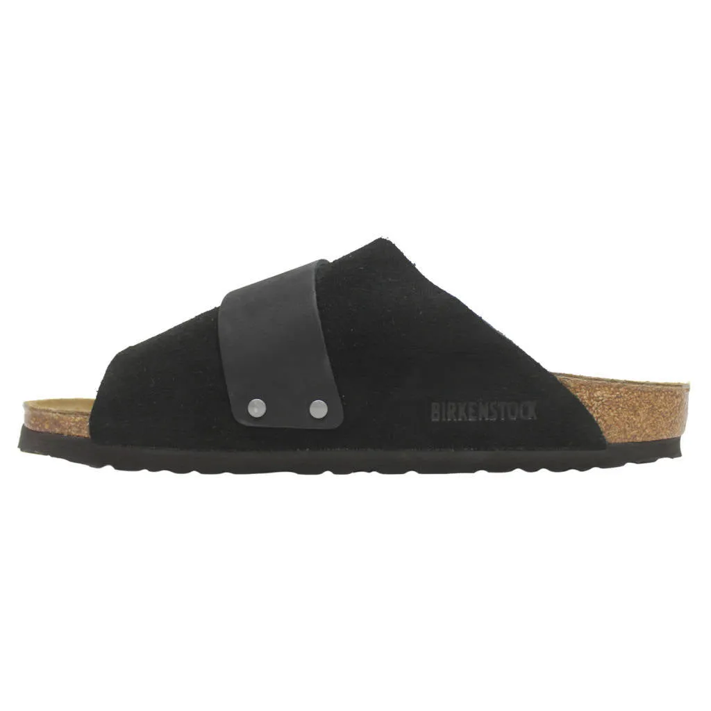 Kyoto Nubuck Leather Unisex Slide Sandals