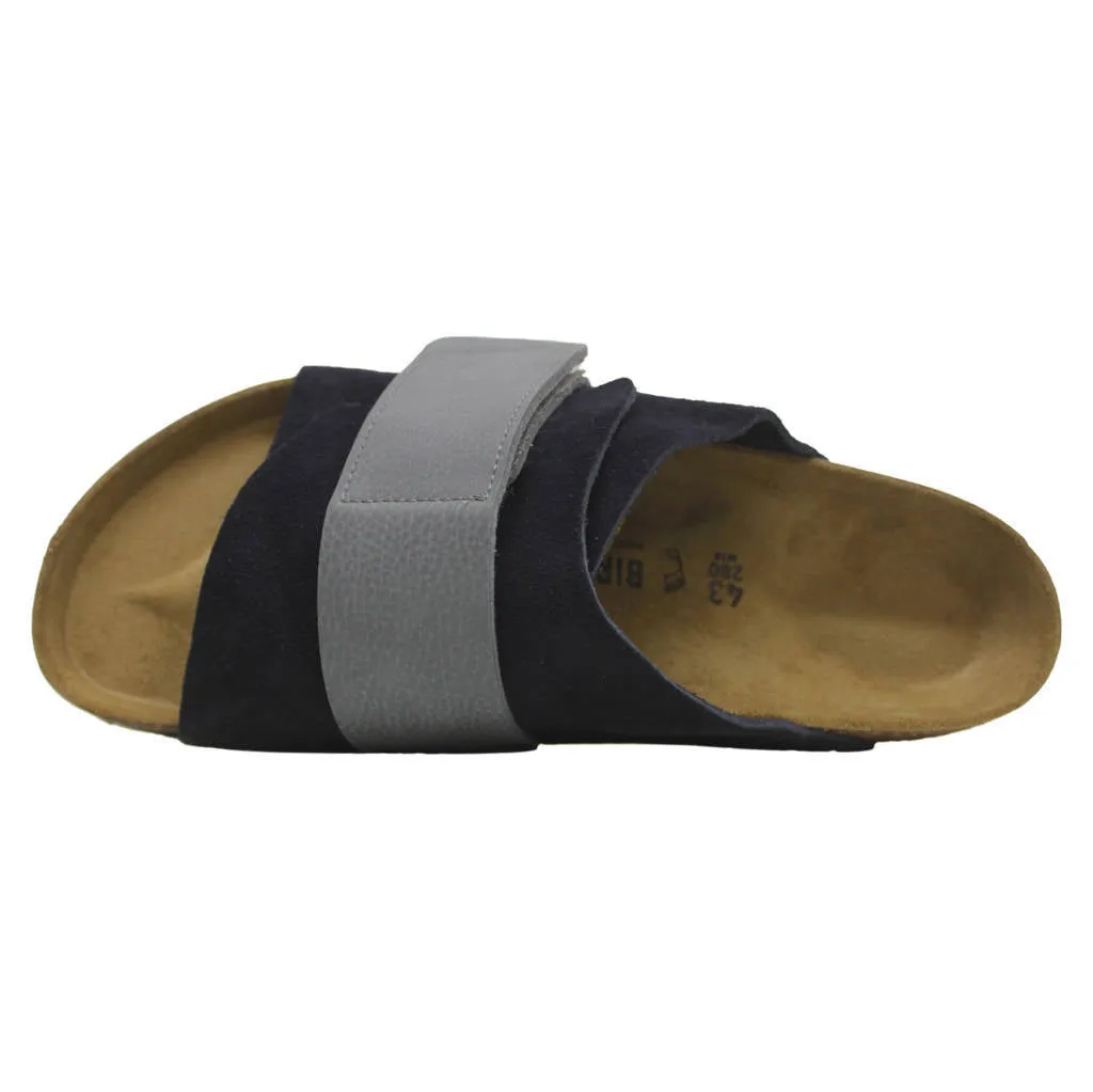 Kyoto Nubuck Leather Unisex Slide Sandals