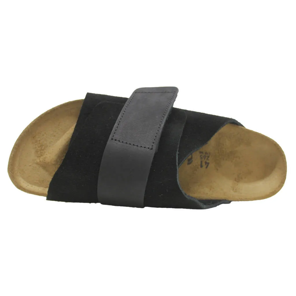 Kyoto Nubuck Leather Unisex Slide Sandals