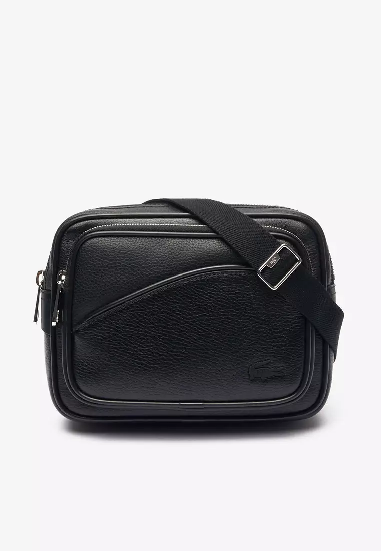 Lacoste Angy Zip Pocket Front Shoulder Bag