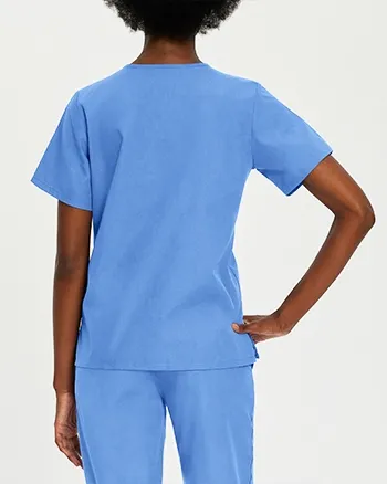 Landau - Essentials Women's V-Neck Scrub Tunic. 8219