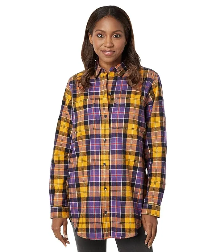 L.L.Bean Scotch Plaid Flannel Tunic Women's