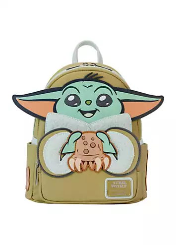 Loungefly Mandalorian Grogu & Crabbies Cosplay Mini Backpack