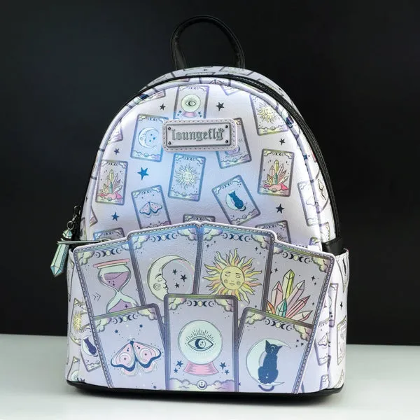 Loungefly Originals Pearlescent Tarot Cards Mini Backpack