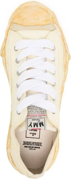 Maison MIHARA YASUHIRO Hank canvas lace-up sneakers Neutrals