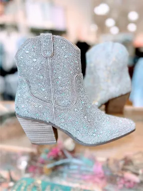 Matisse Harlow Boot in Clear Rhinestones