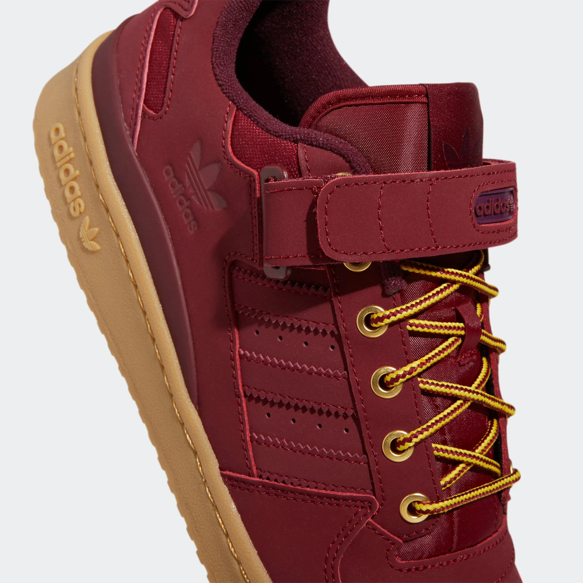 Men's adidas Originals Forum Low Shoes Burgundy